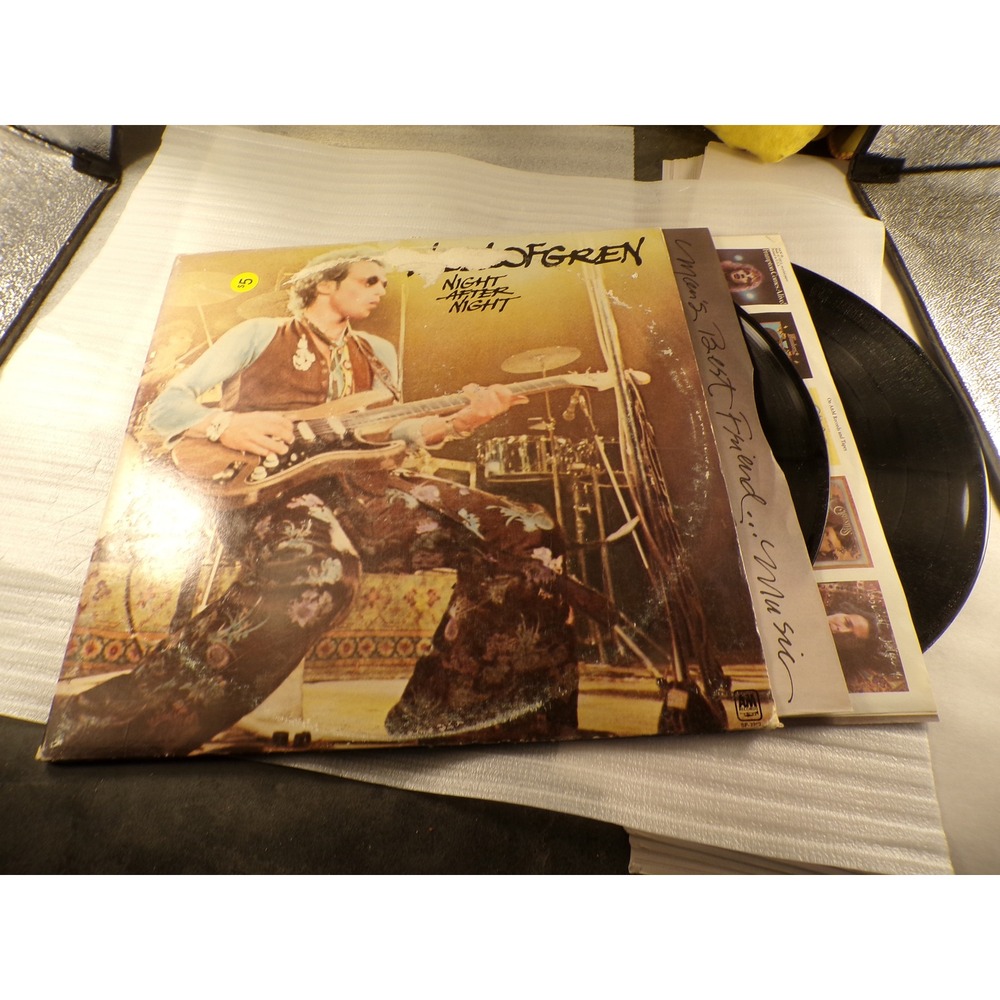 Nils Lofgren Night After Night 2-LP Vinyl Record Album 1977 A&M SP-3707 Rock